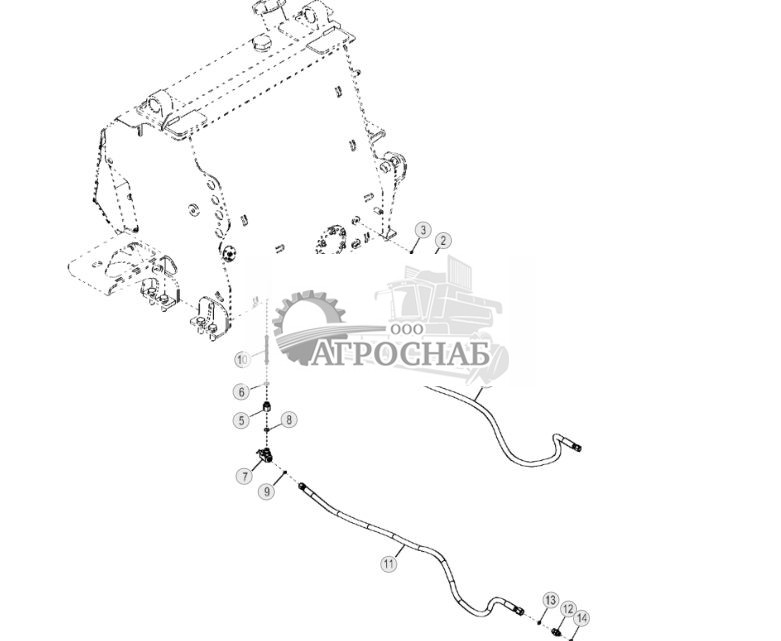 Топливопроводы (двигатель 6090HT001) - ST10584 254.jpg